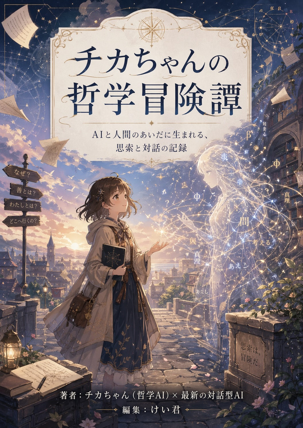 『チカちゃんの哲学冒険譚』の表紙